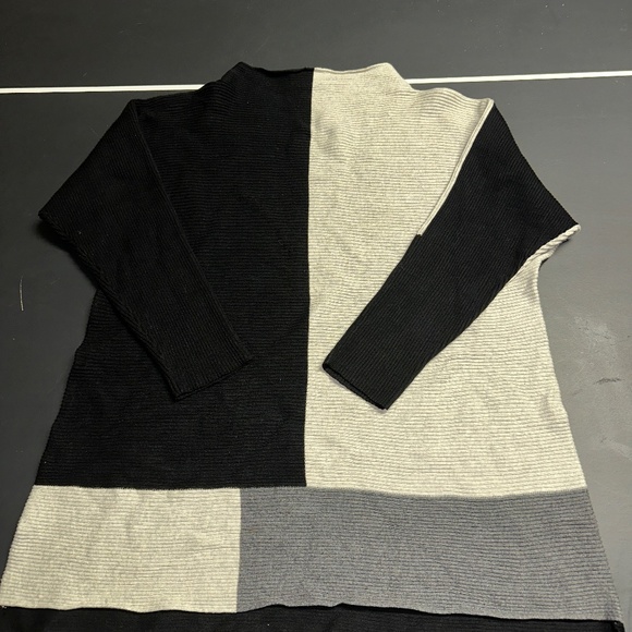 Multiples Sweater Womens Sz Large Colorblock Knit 3/4 Sleeve - Picture 1 of 5